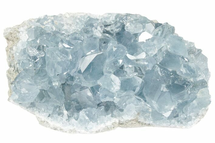 Sparkly Celestine (Celestite) Crystal Cluster - Madagascar #191219